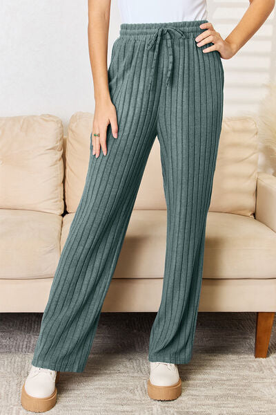 Basic Bae Full Size Soft Rayon Drawstring Waist Pants with Pockets –  GTMCSource